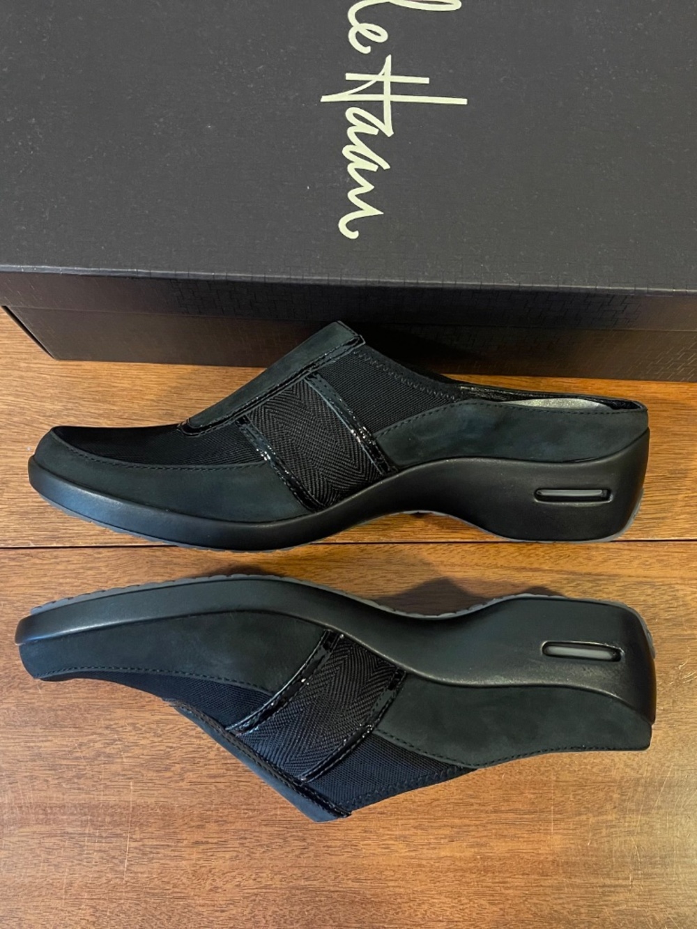 NEW Vintage Cole Haan & Nike Air Zora Shoes Mules Slides Women's 7.5 - Picture 8 of 13